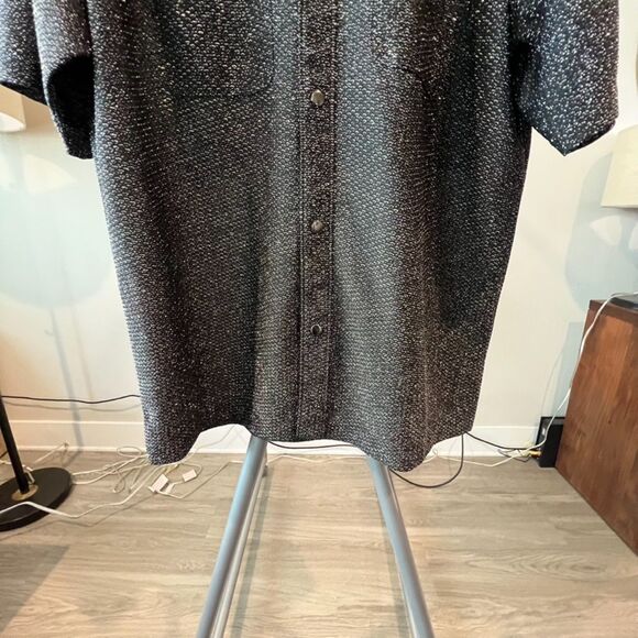 Supreme - SS Lurex Shirt Fall Winter 2022 - Black - Picture 5 of 6